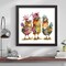 Paint by Numbers for Adults Beginners - Paint by Number Chicken,DIY Acrylic Paint by Numbers Kits on Canvas Chickens, Drawing Colorful Paintworks Artwork for Adults Beginner,14x14inch